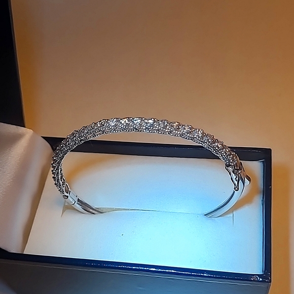 🔥 14K white Gold  diamond Luxury Bracelet for her ♥️ - Picture 3 of 10